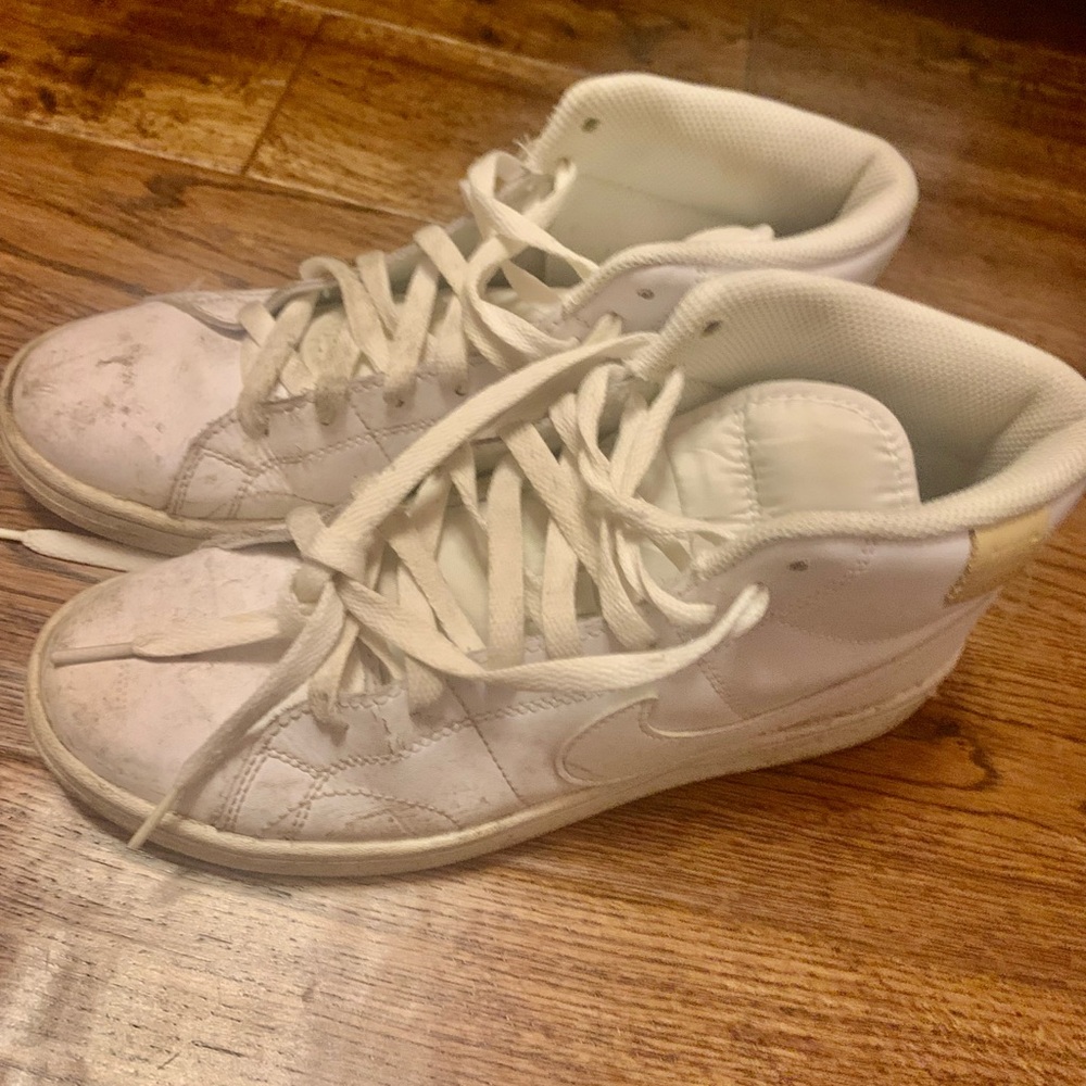 Nike White High-Top Sneakers